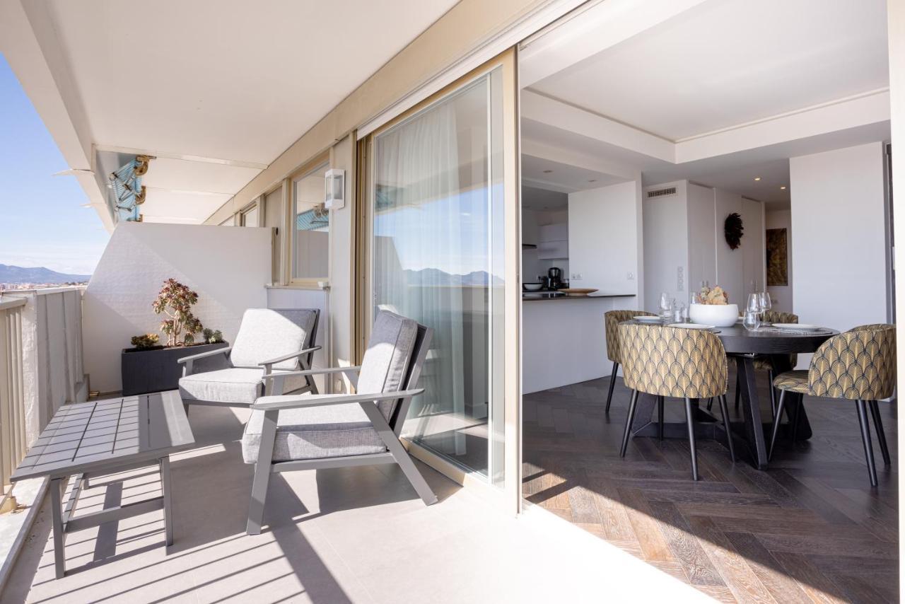 Cannes Panorama - Piscine, Vue Mer, Parking, Clim المظهر الخارجي الصورة